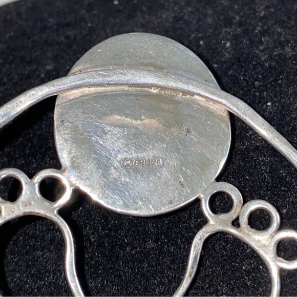 Bracelet 7" Shell Sterling Silver 925 Feet Hippie Handmade Artisan - Picture 6 of 7